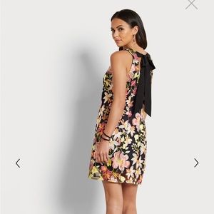 Sam Edelman EMBROIDERED FLORAL MINI DRESS